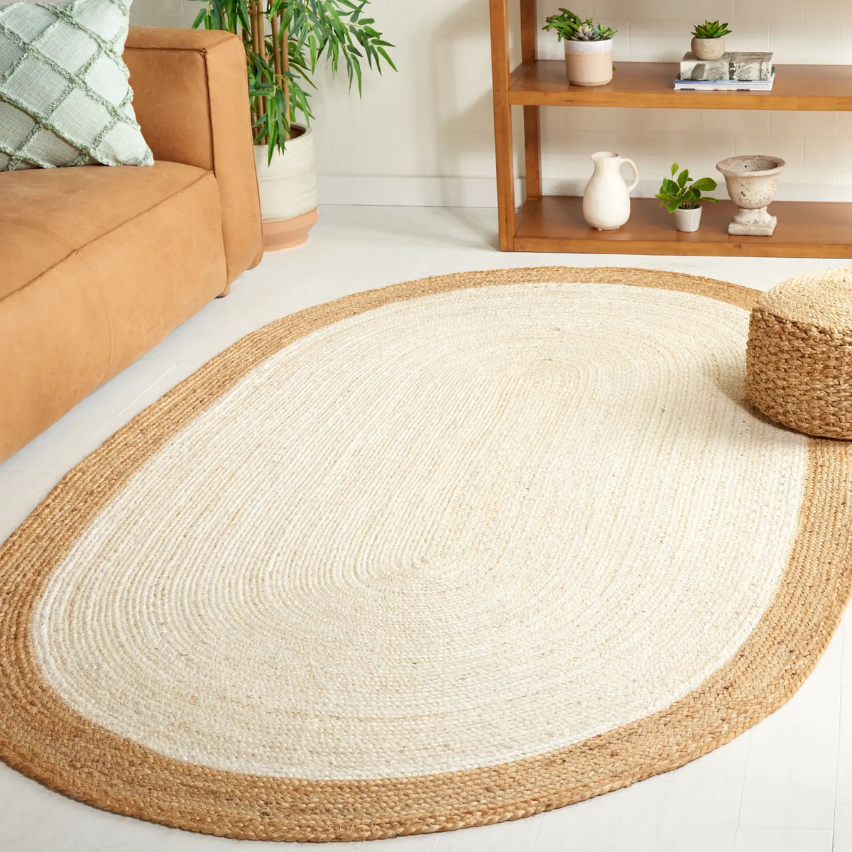 Safavieh Natural Fiber 5'-0" x 8'-0" Rug in Ivory / Natural