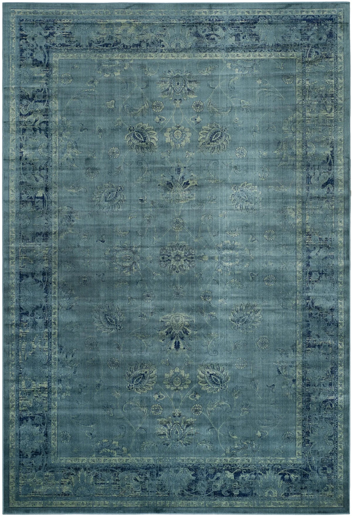 Safavieh Vintage 10'-0" x 14'-0" Rug in Turquoise / Multi