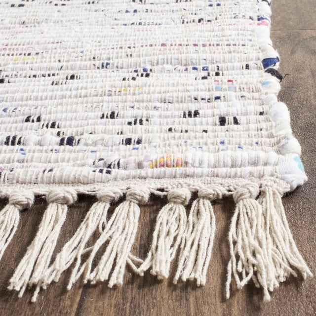 Safavieh Rag Rug 10'-0" x 14'-0" Rug in Ivory / Multi