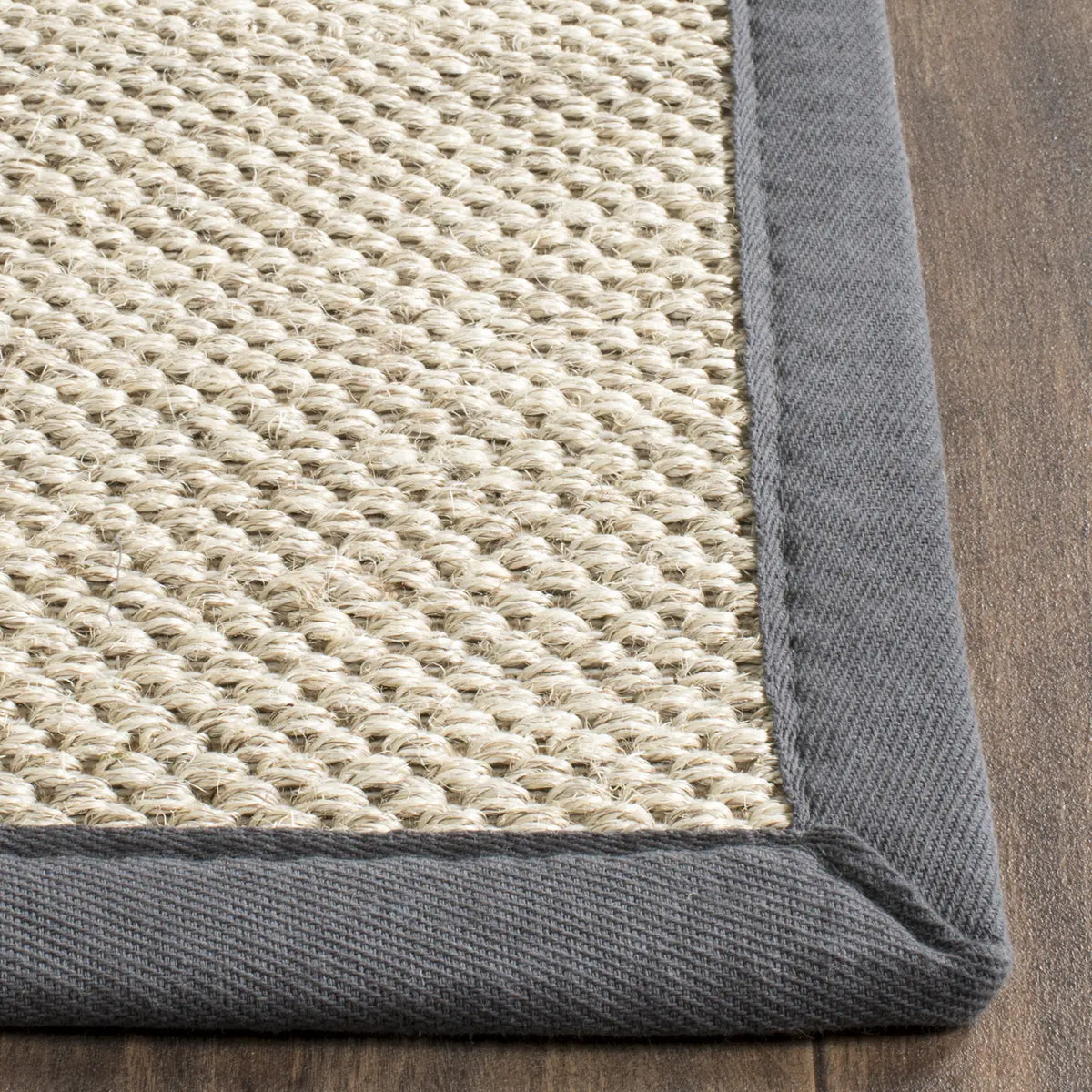 Safavieh Natural Fiber 10'-0" x 14'-0" Rug in Marble / Dark Grey