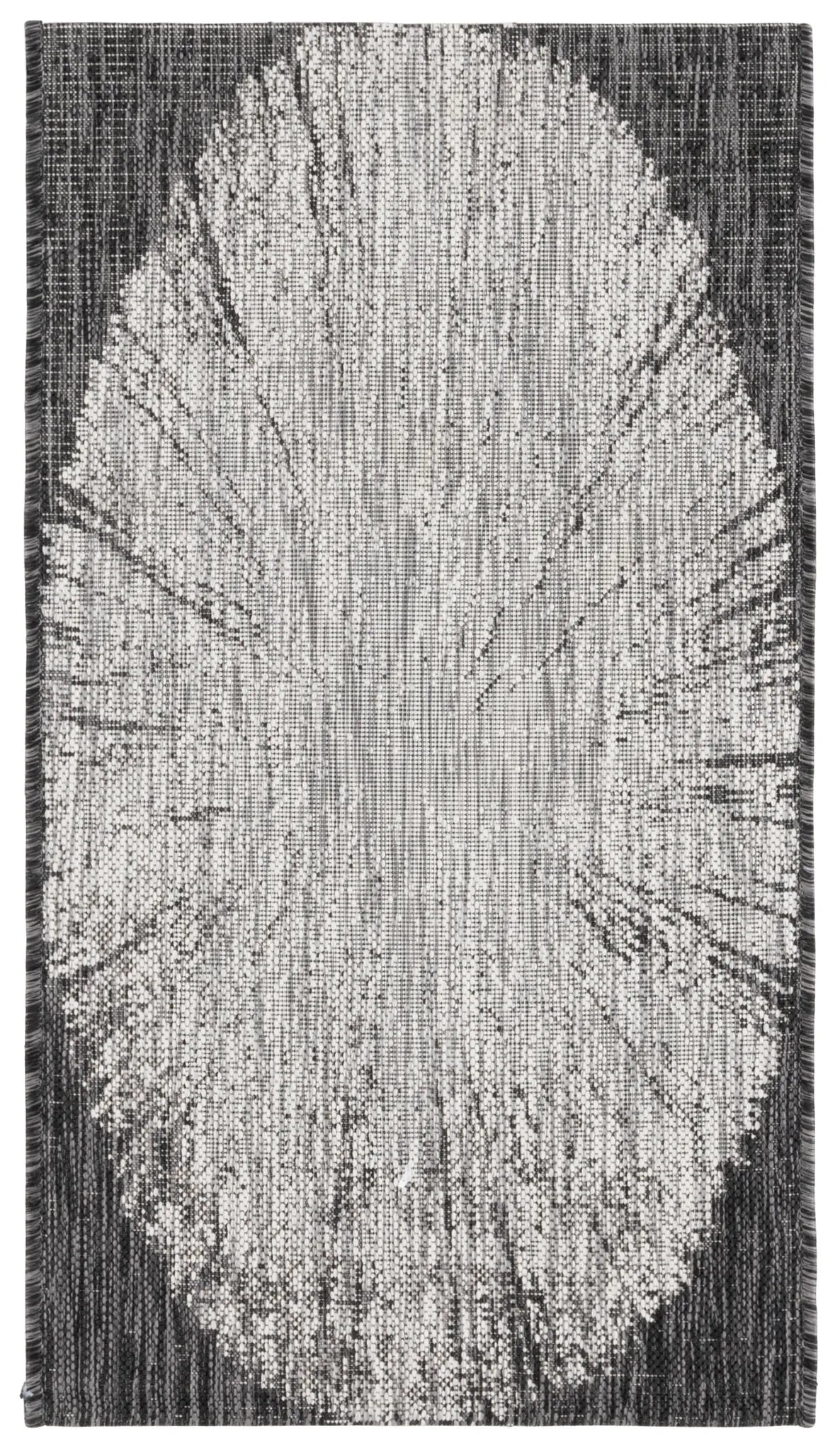 Safavieh Courtyard 2'-0" x 3'-7" Rug in Grey / Black