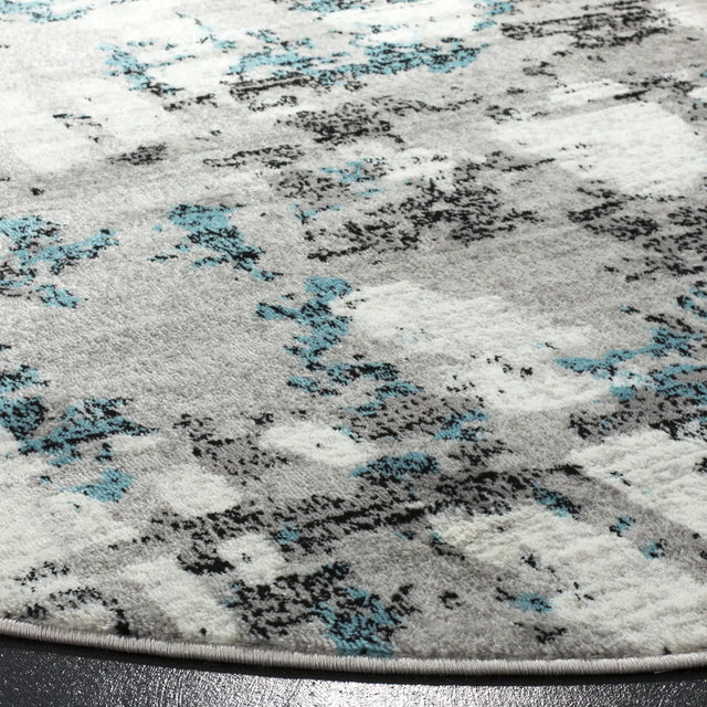 Safavieh Skyler 6'-7" x 6'-7" Rug in Grey / Blue