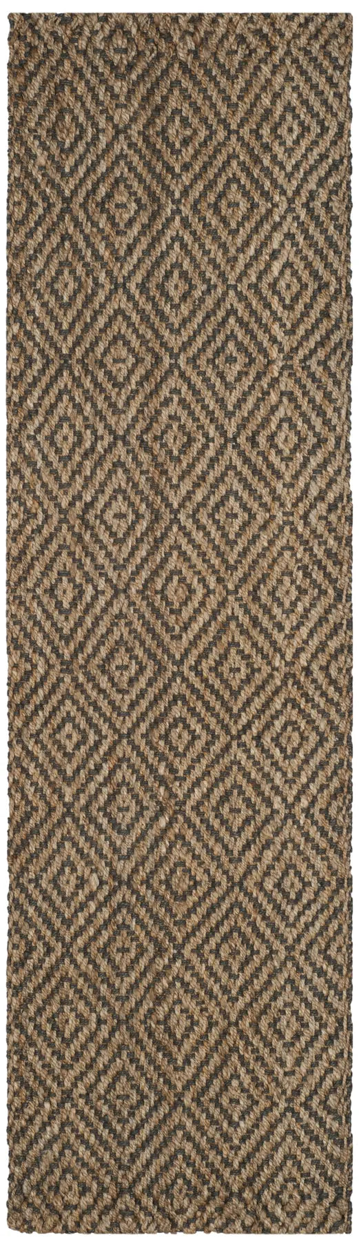 Safavieh Natural Fiber 2'-3" x 10'-0" Rug in Natural / Grey