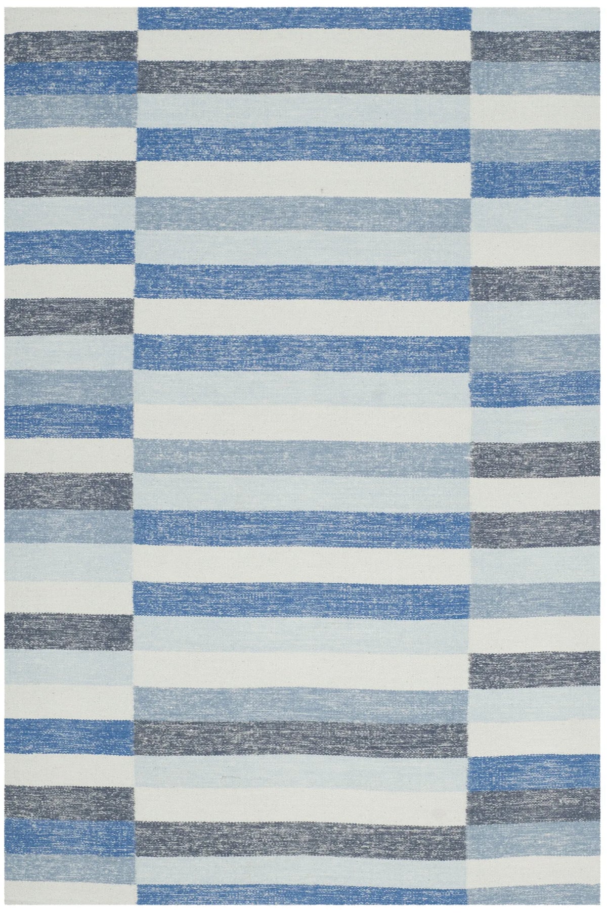Safavieh Striped Kilim 4'-0" x 6'-0" Rug in Blue