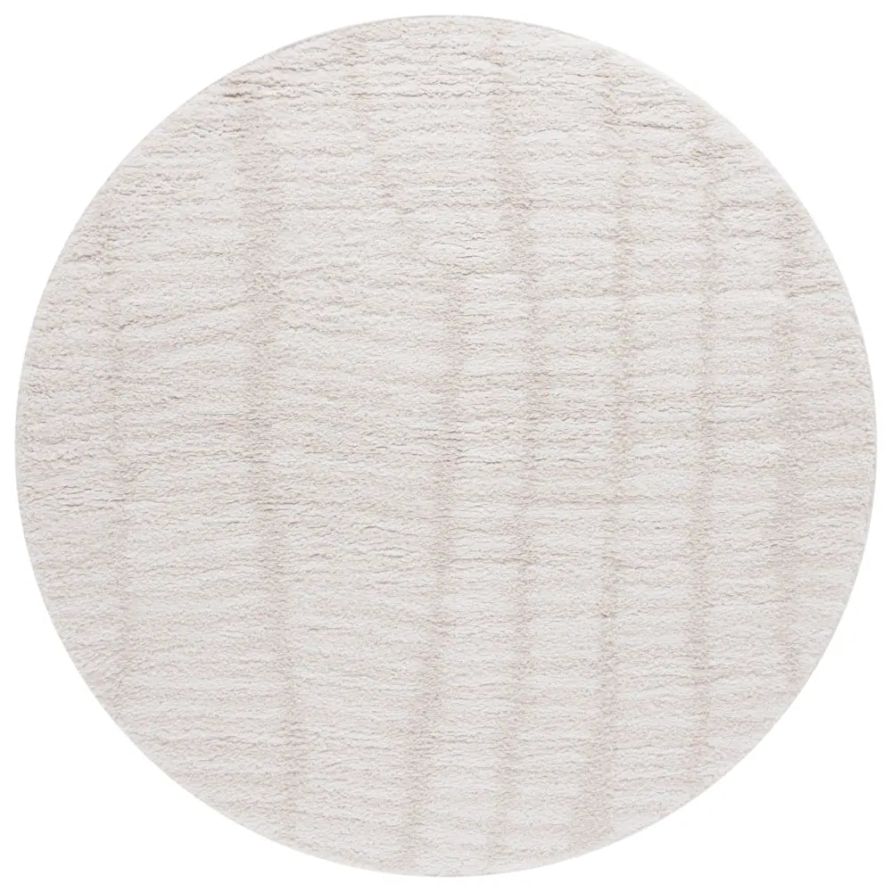 Safavieh Rumi Shag 6'-7" x 6'-7" Rug in Ivory / Light Beige