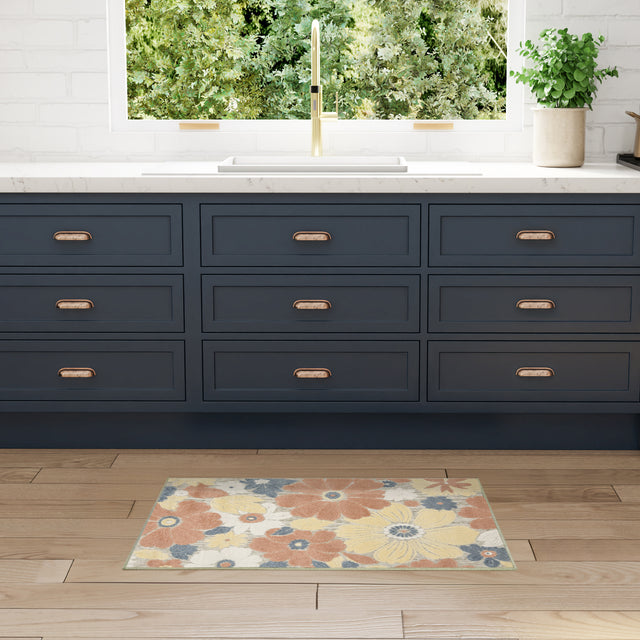 Nourison Aloha ALH42 Machine Made Rose Rug