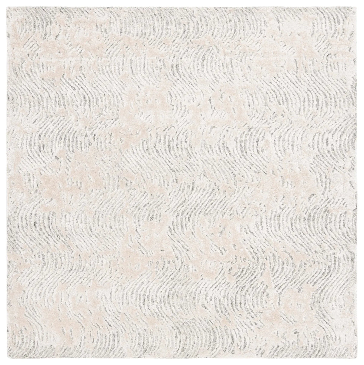 Safavieh Glamour 6'-0" x 6'-0" Rug in Light Grey / Ivory