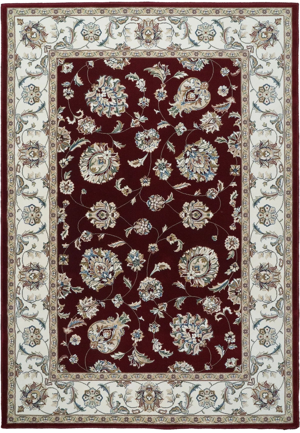 Dynamic Rugs Ancient Garden 57365 Red / Ivory Rugs - Rectangular