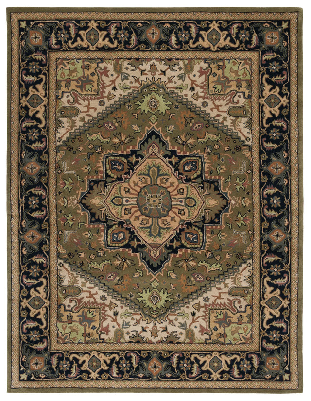 Safavieh Heritage 10'-0" x 14'-0" Rug in Green / Light Brown