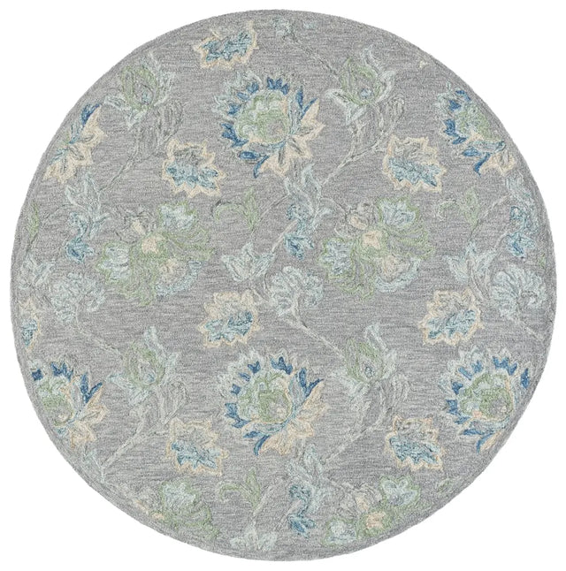 Safavieh Jardin 6'-0" x 6'-0" Rug in Grey / Blue