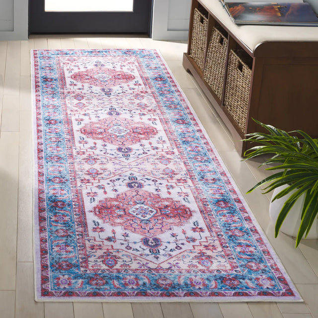 Safavieh Arizona 2'-6" x 8'-0" Rug in Ivory / Light Blue