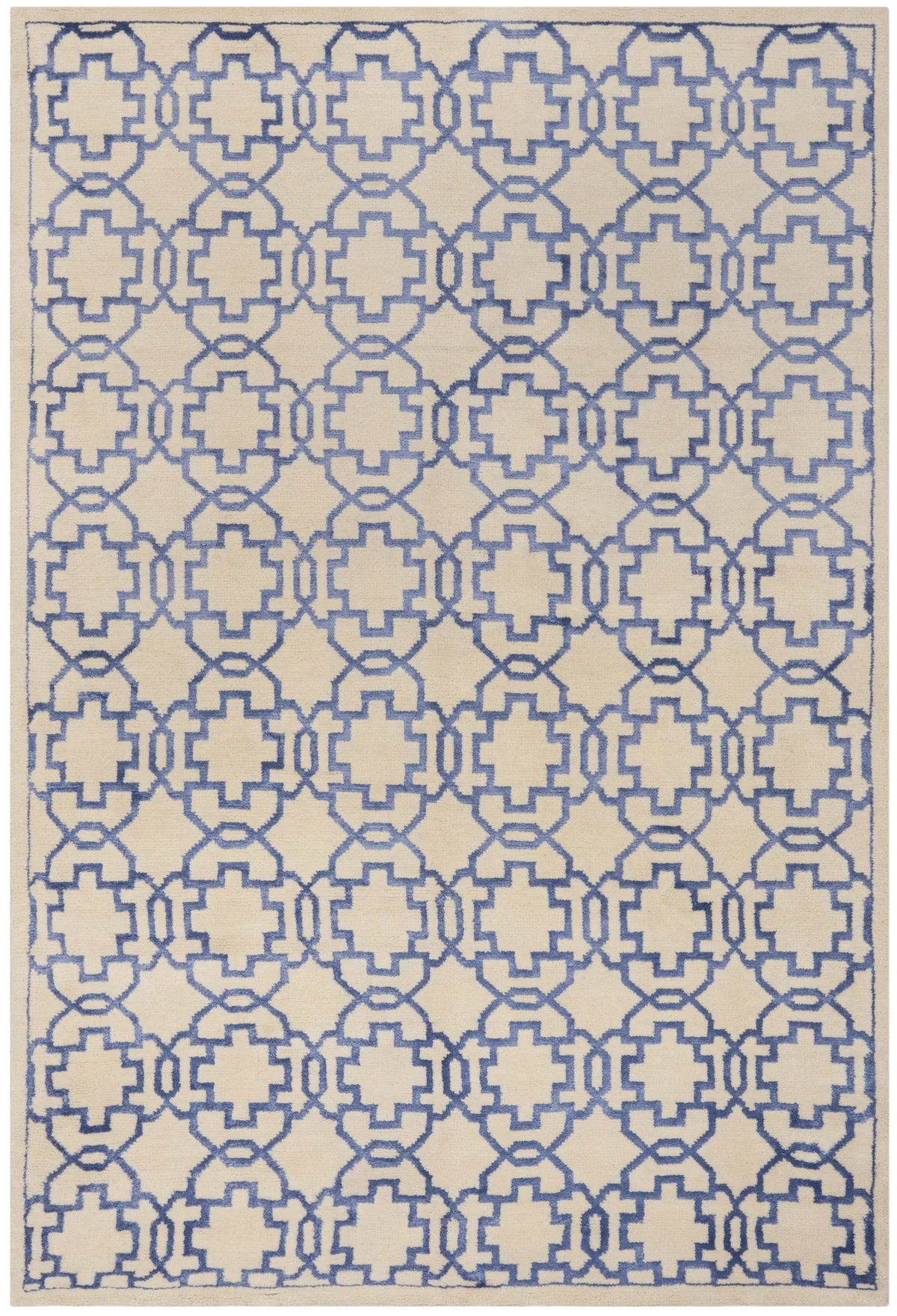 Safavieh Mosaic 4'-0" x 6'-0" Rug in Cream / Purple