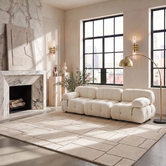 Safavieh Harvest 8'-0" x 10'-0" Rug in Beige / Silver