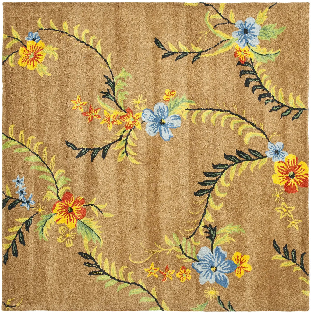 Safavieh Soho 6'-0" x 6'-0" Rug in Brown / Multi