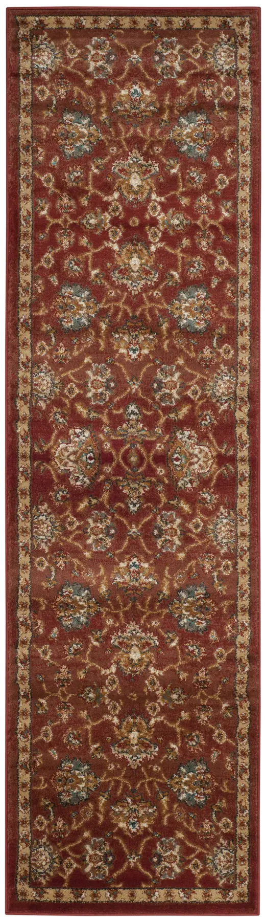 Safavieh Summit 2'-3" x 8'-0" Rug in Red / Dark Grey