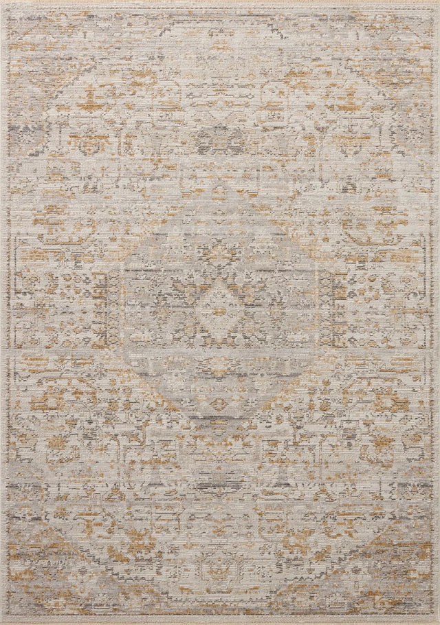 Loloi Milena MLE-09 Ivory / Ochre Rug - main flat