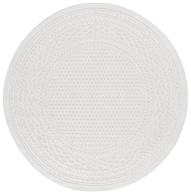 Safavieh Global 6'-7" x 6'-7" Rug in Light Beige / Ivory