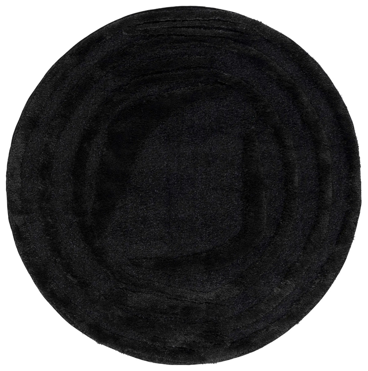 Safavieh Hi-Lo Shag 5'-3" x 5'-3" Rug in Black