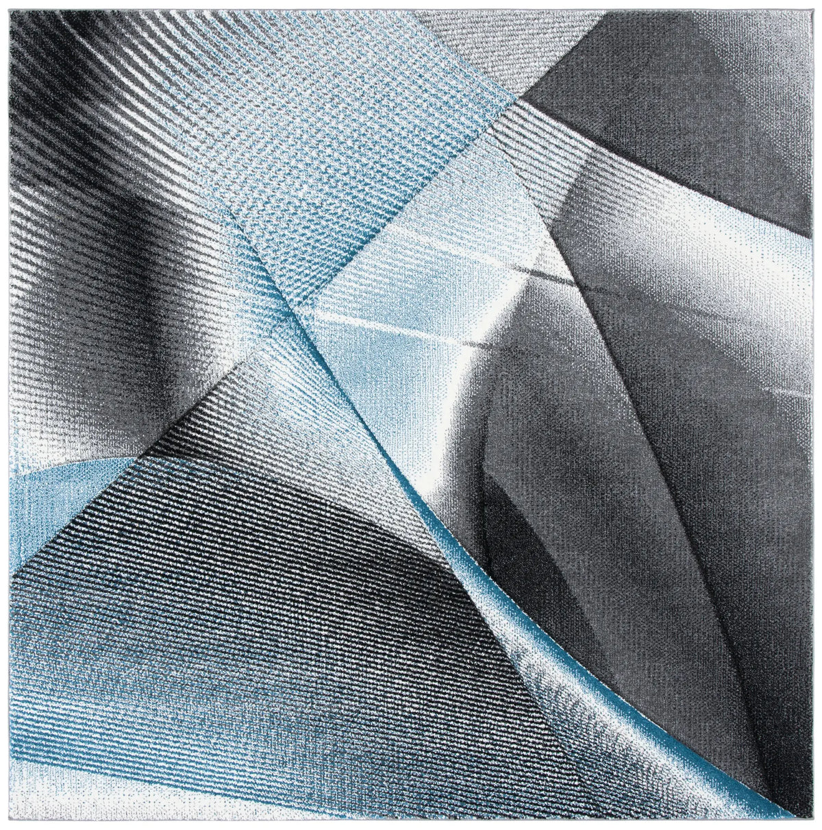 Safavieh Hollywood 6'-7" x 6'-7" Rug in Grey / Blue