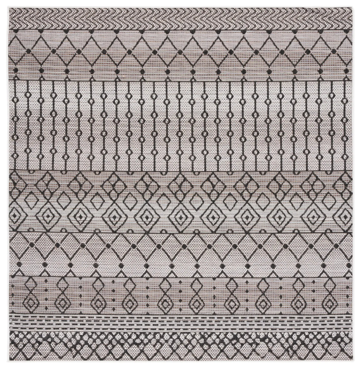 Safavieh Havana 6'-7" x 6'-7" Rug in Light Brown / Black