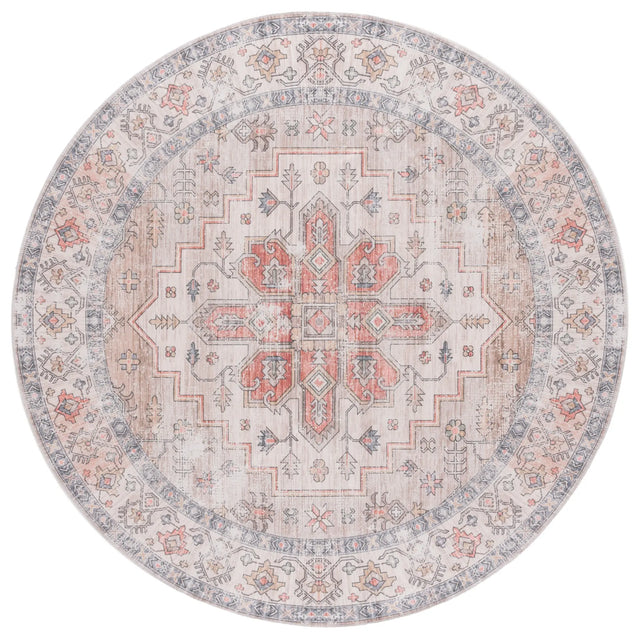 Safavieh Arizona 6'-0" x 6'-0" Rug in Sage / Rust