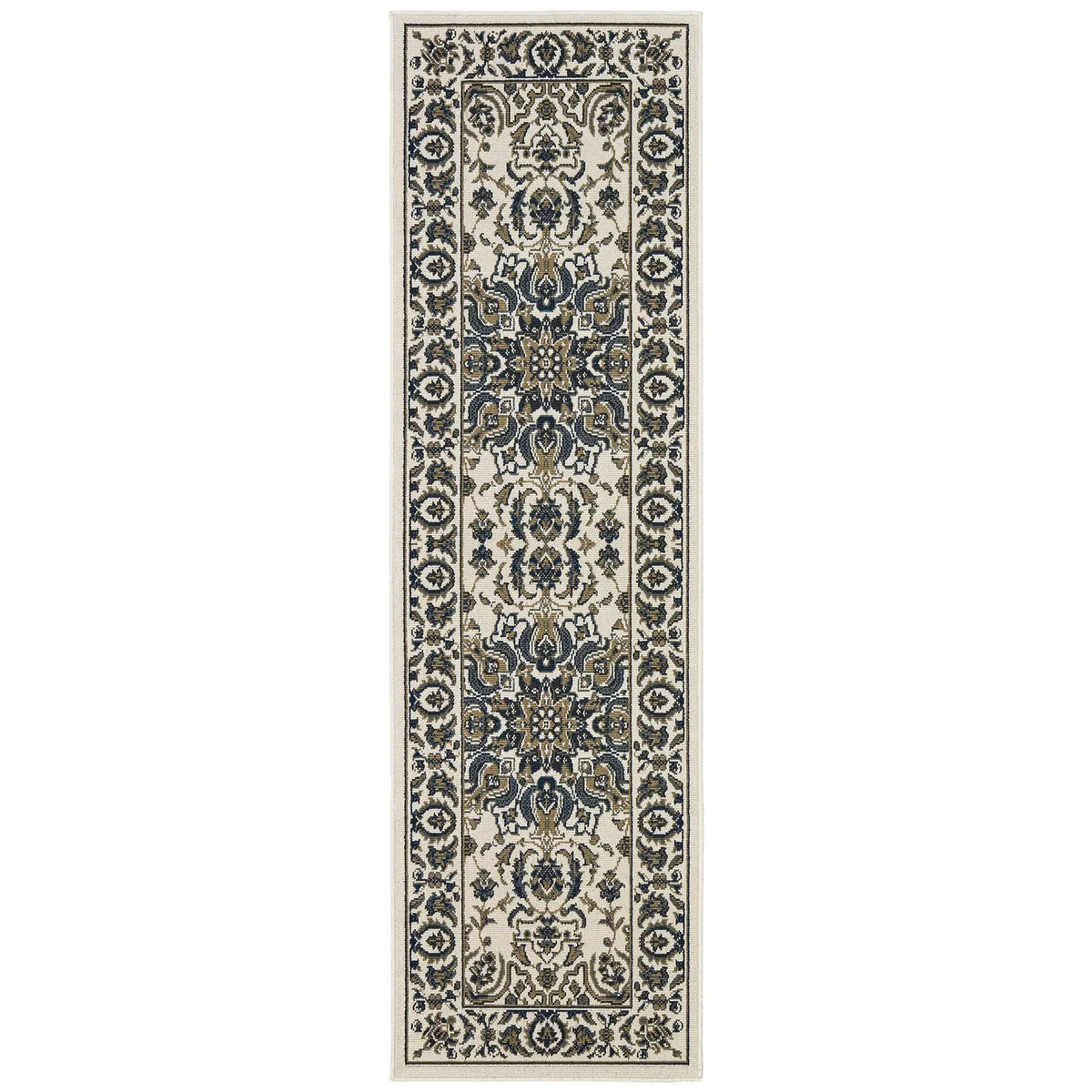 Oriental Weavers Sphinx Marina 1248W Ivory / Navy Rugs - runner