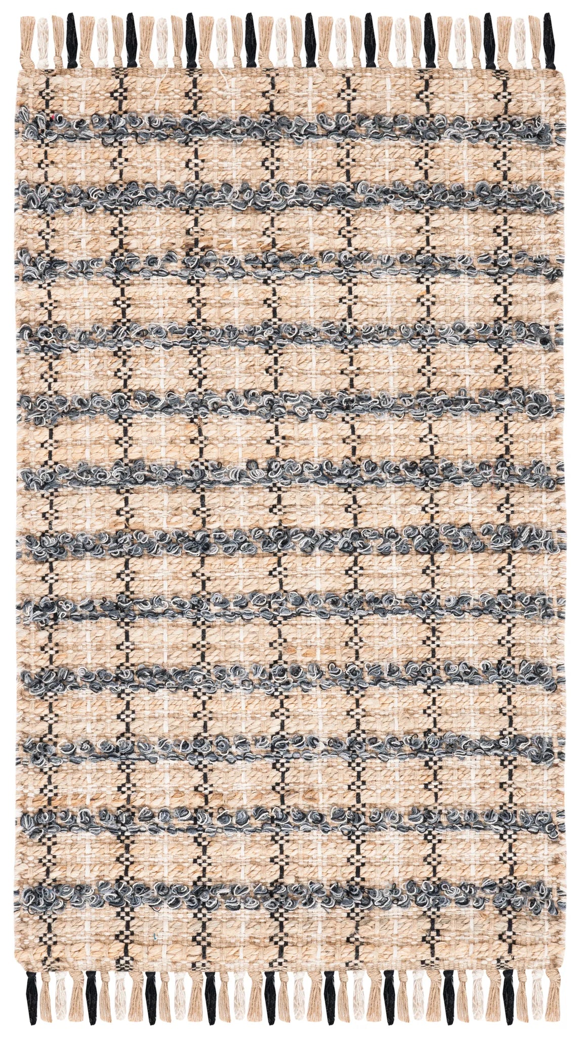 Safavieh Cape Cod 2'-3" x 3'-9" Rug in Grey / Natural