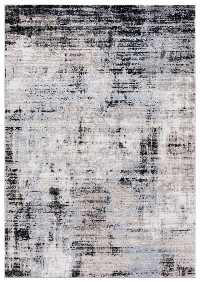 Safavieh Sable 4'-0" x 6'-0" Rug in Ivory / Grey Black
