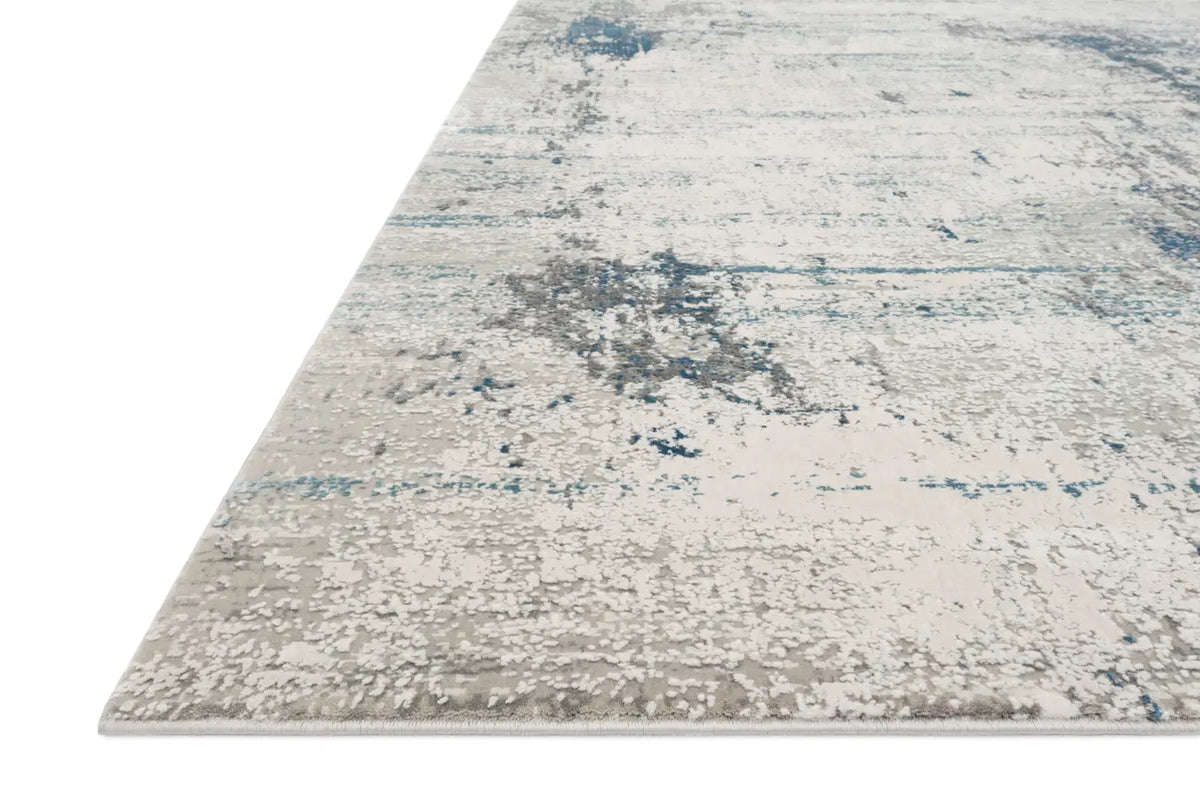 Loloi Sienne Sie-02 Ivory / Ocean Rugs - rug corner