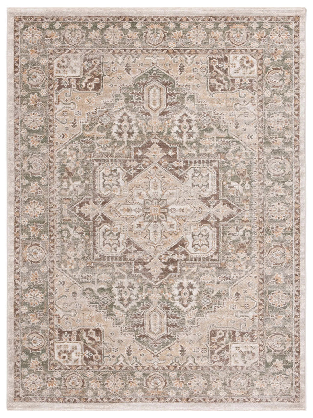 Safavieh Hazel 500 4'-0" x 6'-0" Rug in Green / Brown