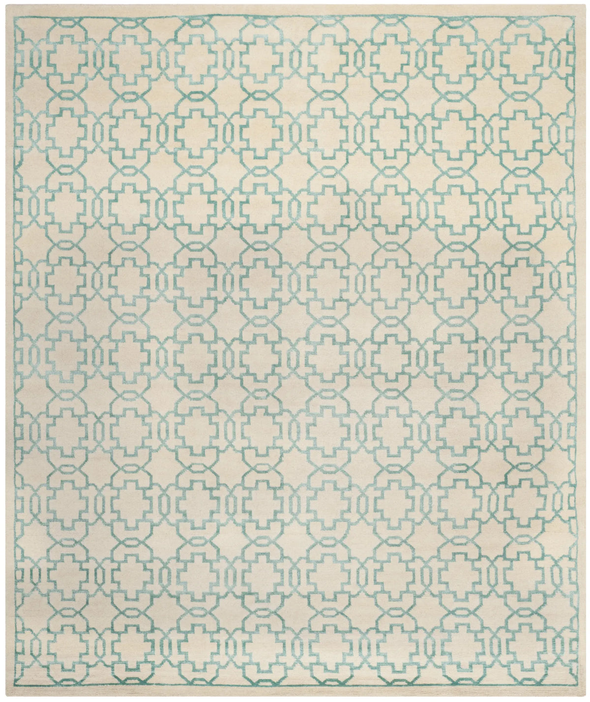 Safavieh Mosaic 8'-0" x 10'-0" Rug in Cream / Aqua