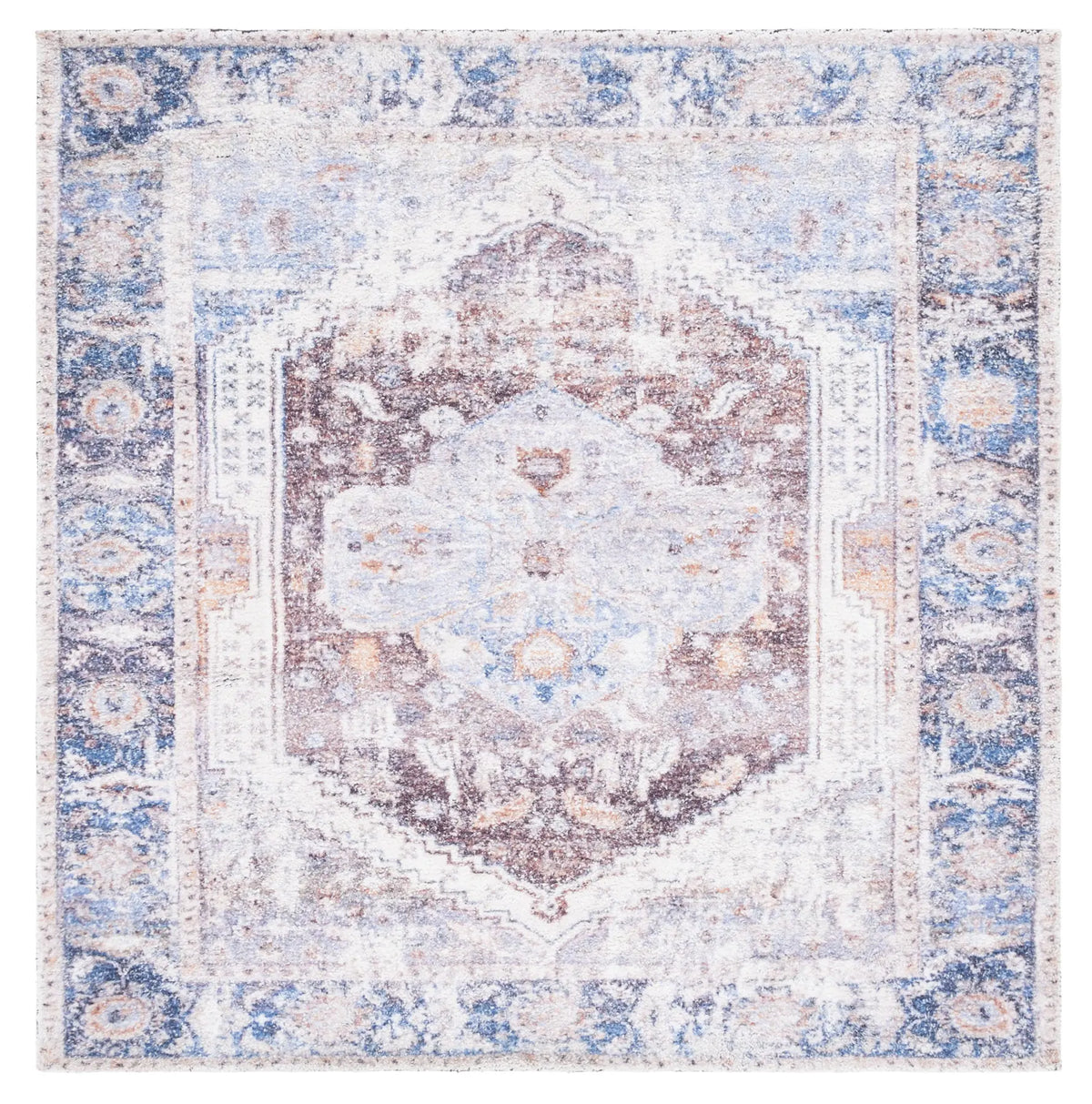 Safavieh Classic Vintage 6'-0" x 6'-0" Rug in Rust / Blue