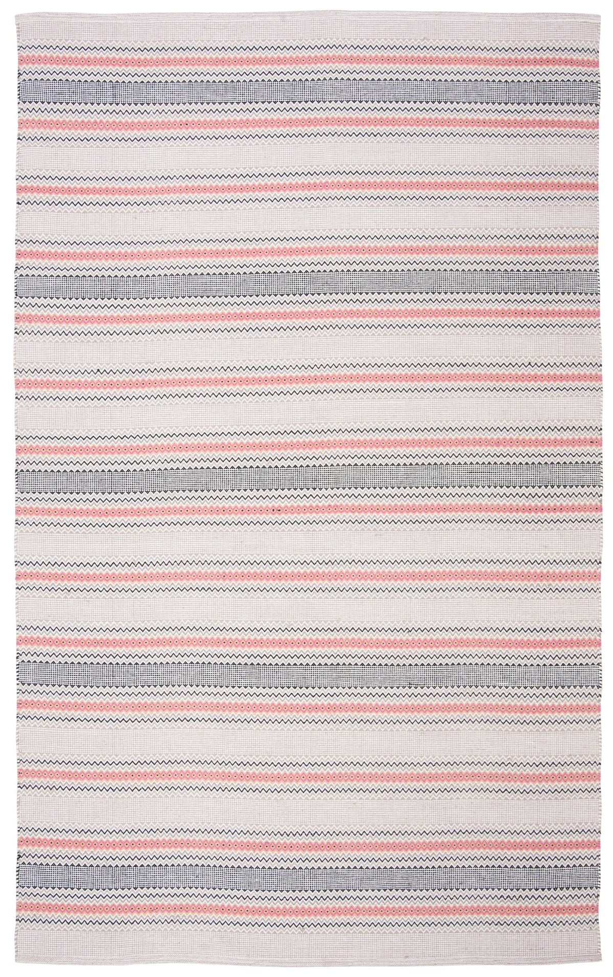 Safavieh Montauk 4'-0" x 6'-0" Rug in Pink / Beige