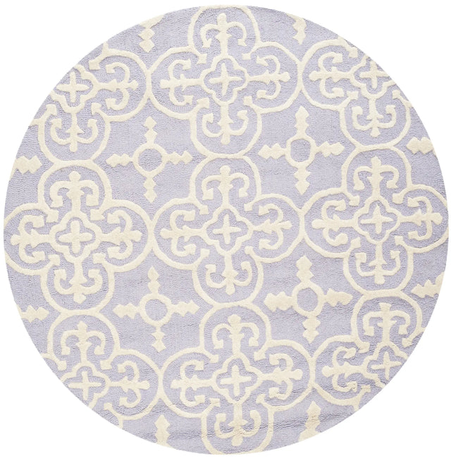 Safavieh Cambridge 6'-0" x 6'-0" Rug in Lavander / Ivory