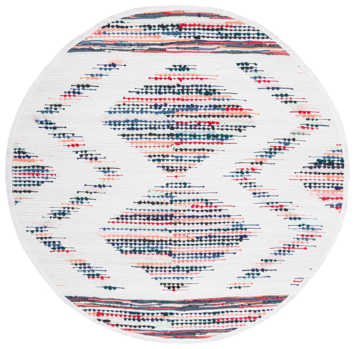 Safavieh Montauk 6'-0" x 6'-0" Rug in Ivory / Blue