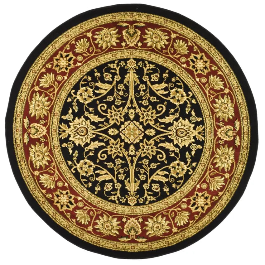 Safavieh Lyndhurst 5'-3" x 5'-3" Rug in Black / Red