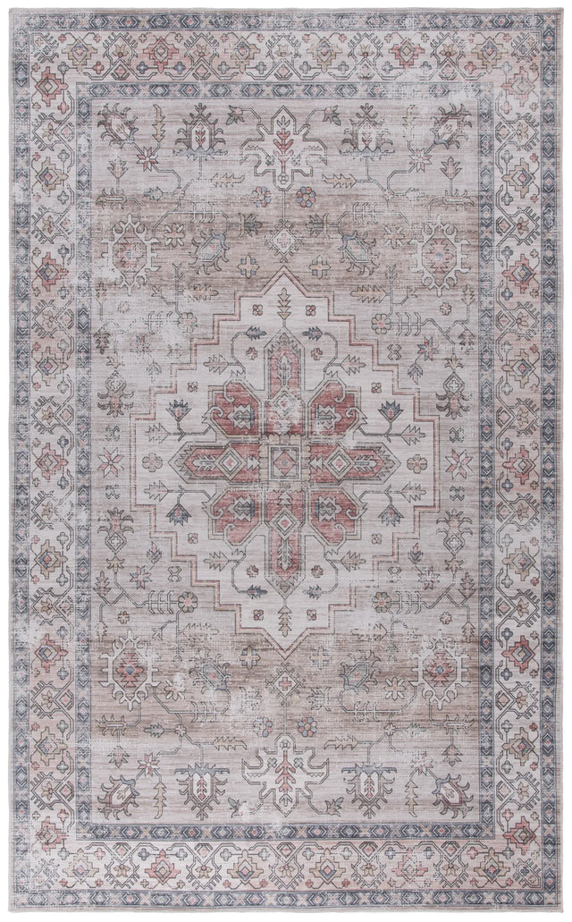 Safavieh Arizona 4'-0" x 6'-0" Rug in Sage / Rust