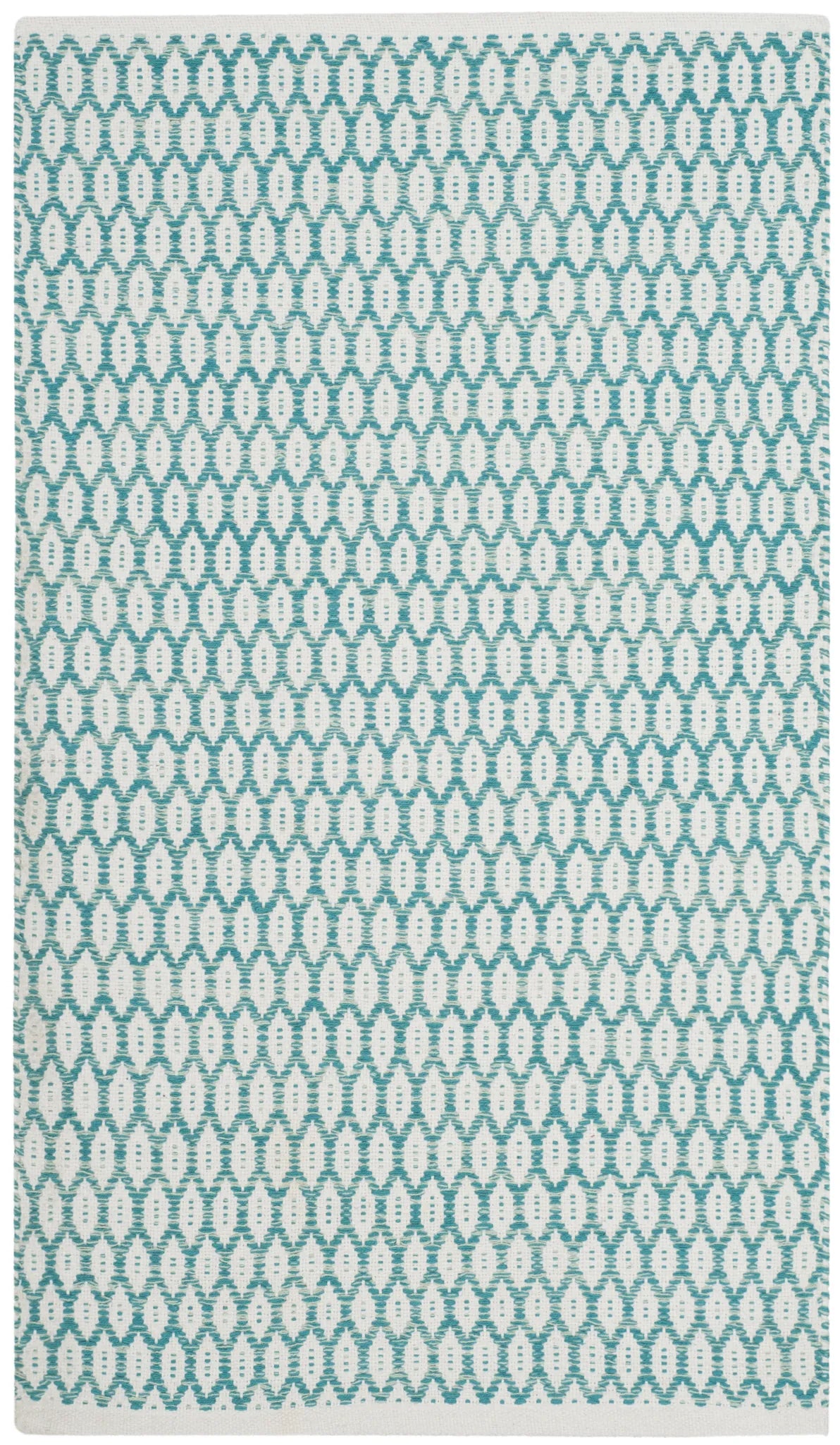 Safavieh Montauk 2'-3" x 3'-9" Rug in Aqua / Ivory