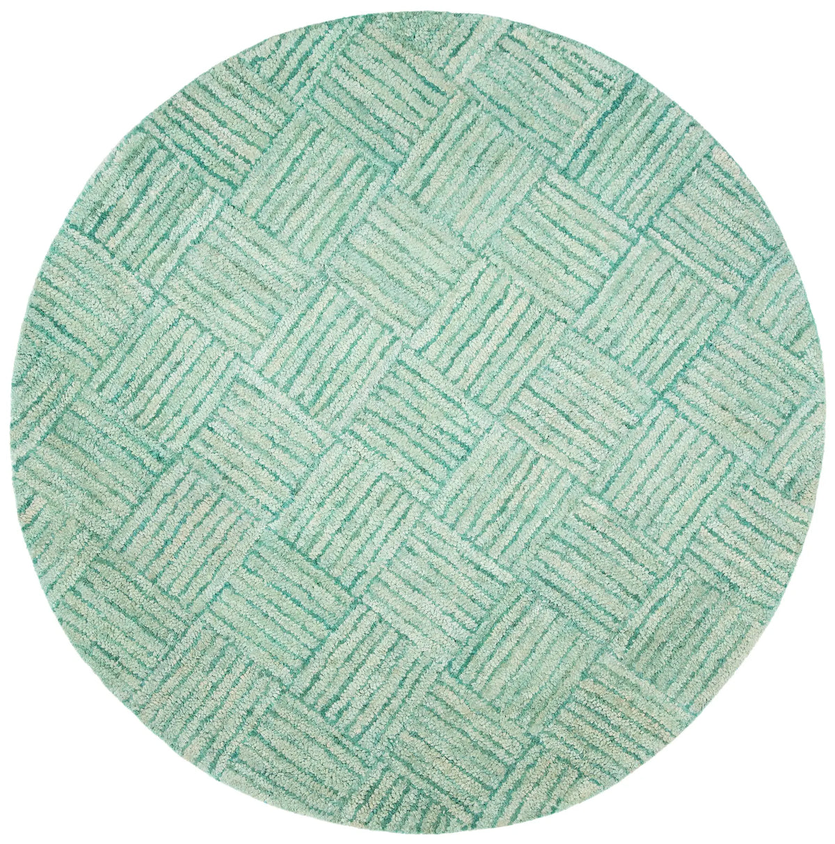 Safavieh Nantucket 6'-0" x 6'-0" Rug in Green / Multi