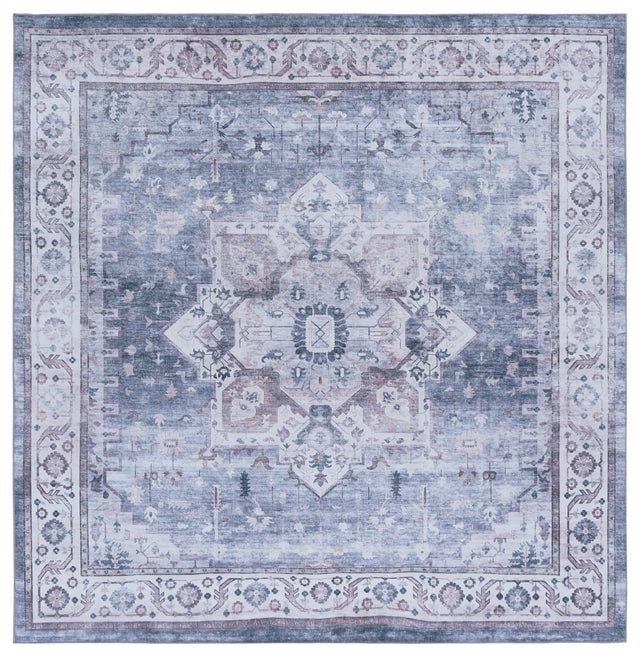 Safavieh Tucson 6'-0" x 6'-0" Rug in Grey / Light Purple