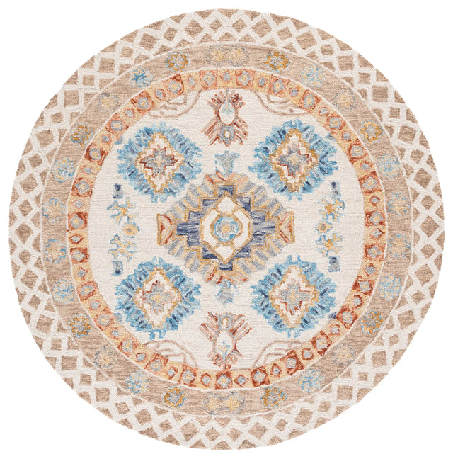 Safavieh Aspen 6'-0" x 6'-0" Rug in Ivory / Beige
