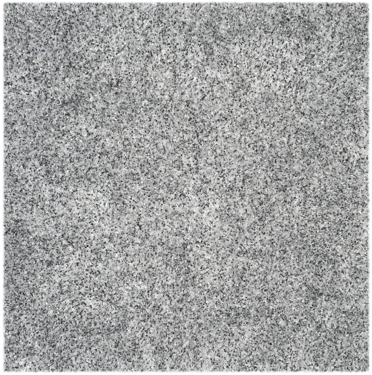 Safavieh Sg-Mls-Malibu Shag 5'-0" x 5'-0" Rug in Silver