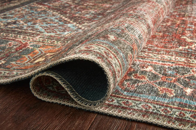 Loloi Loren Lq-13 Brick / Midnight Rugs - pile height