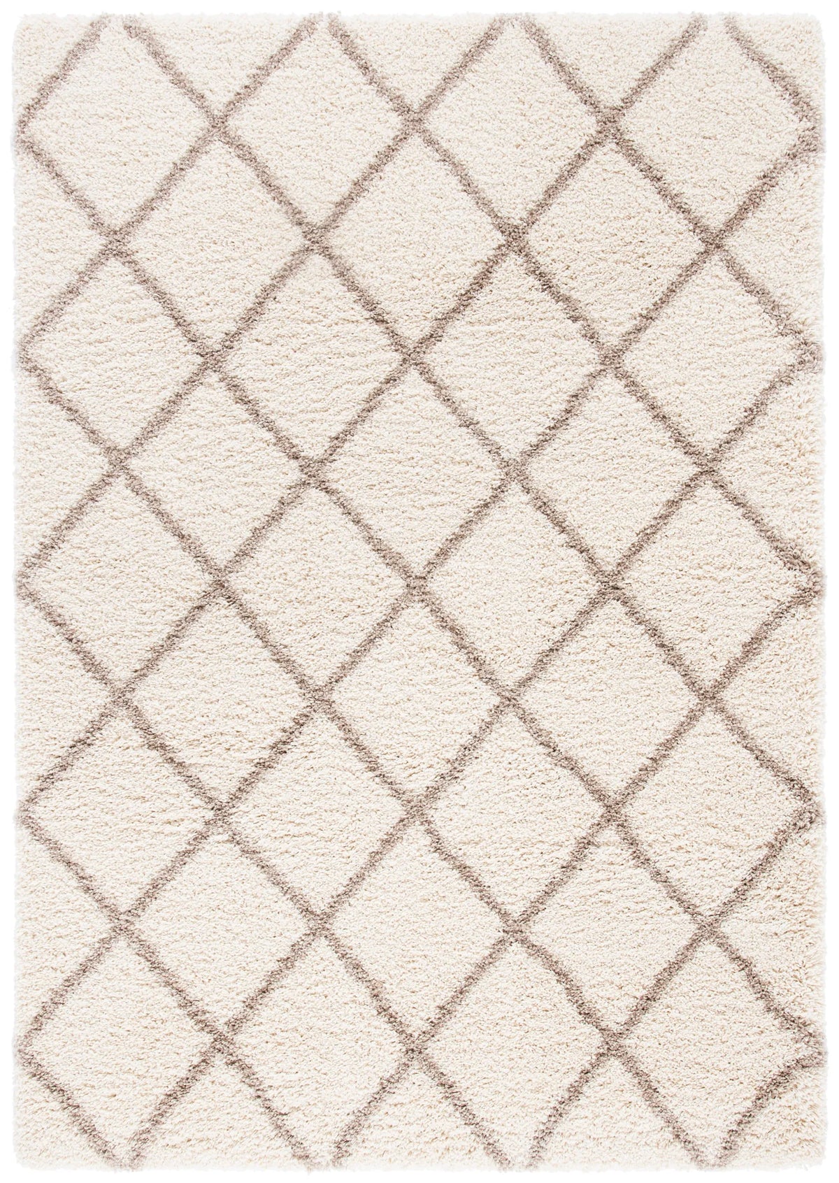 Safavieh Hudson Shag 4'-0" x 6'-0" Rug in Ivory / Beige
