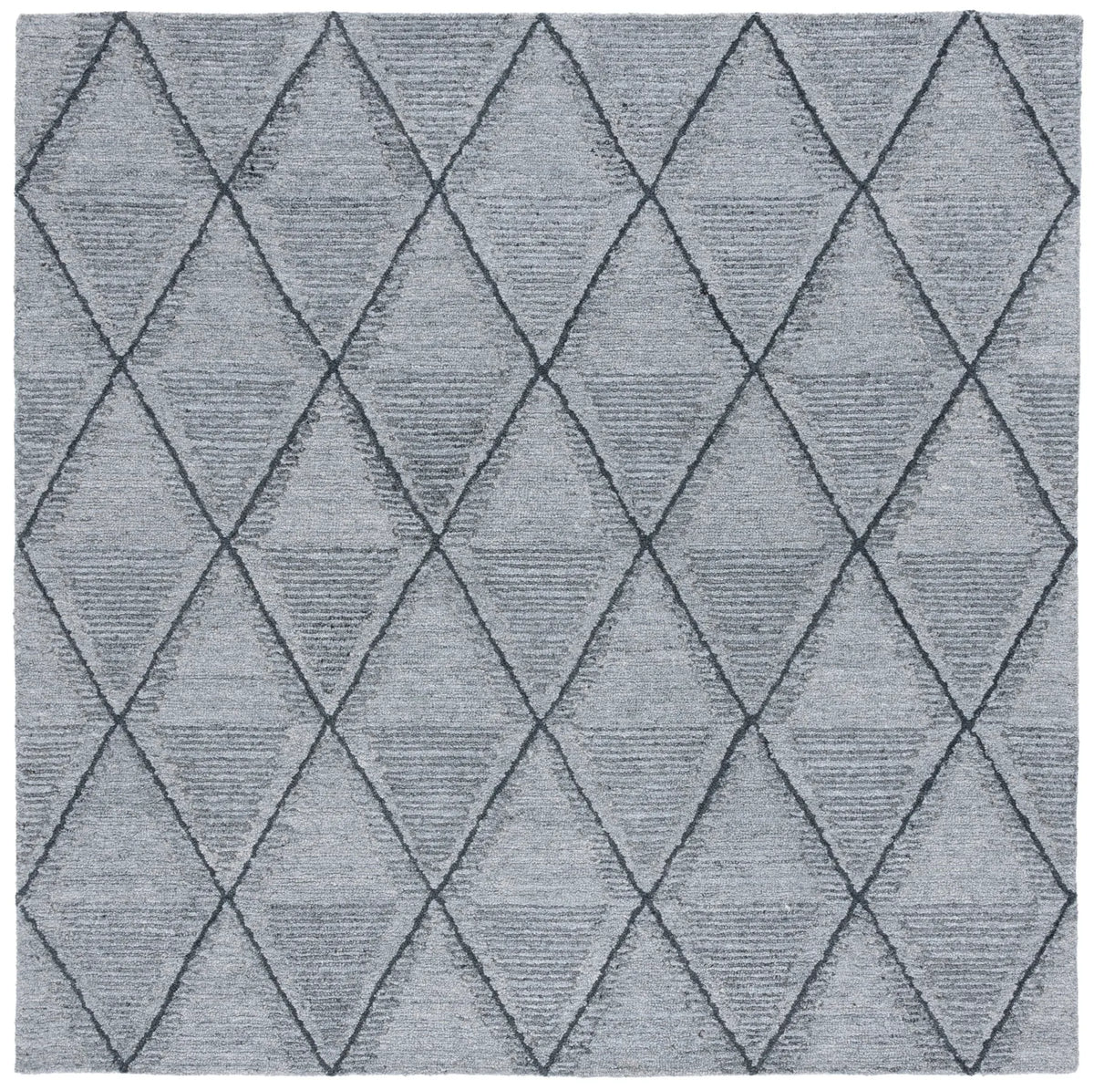 Safavieh Metro 6'-0" x 6'-0" Rug in Grey / Charcoal
