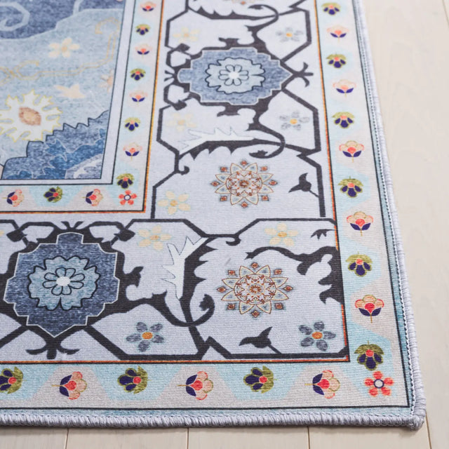 Safavieh Tucson 4'-0" x 6'-0" Rug in Aqua / Light Blue
