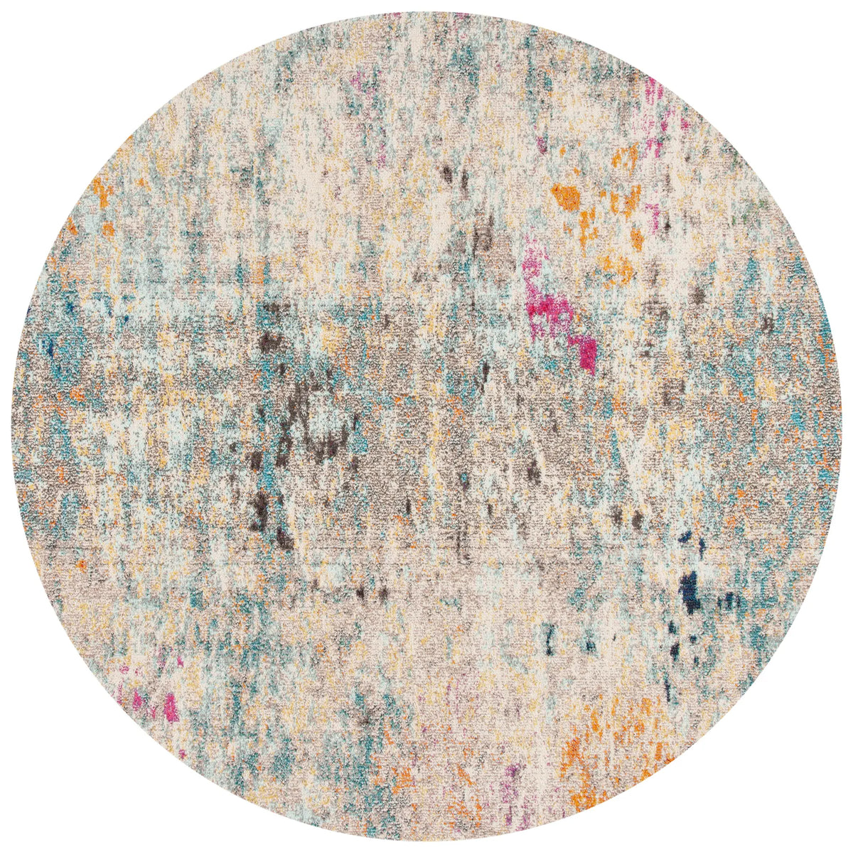 Safavieh Madison 5'-0" x 5'-0" Rug in Grey / Gold