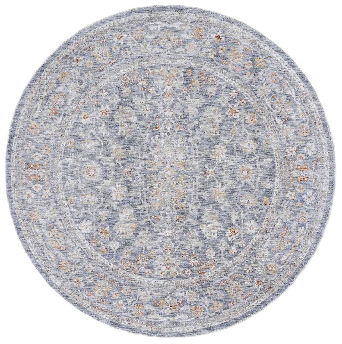 Safavieh Mason 100 6'-3" x 6'-3" Rug in Blue / Beige