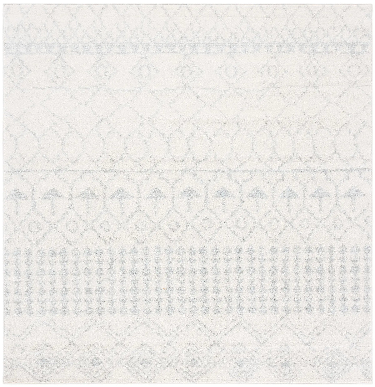 Safavieh Tulum 6'-7" x 6'-7" Rug in Ivory / Light Grey