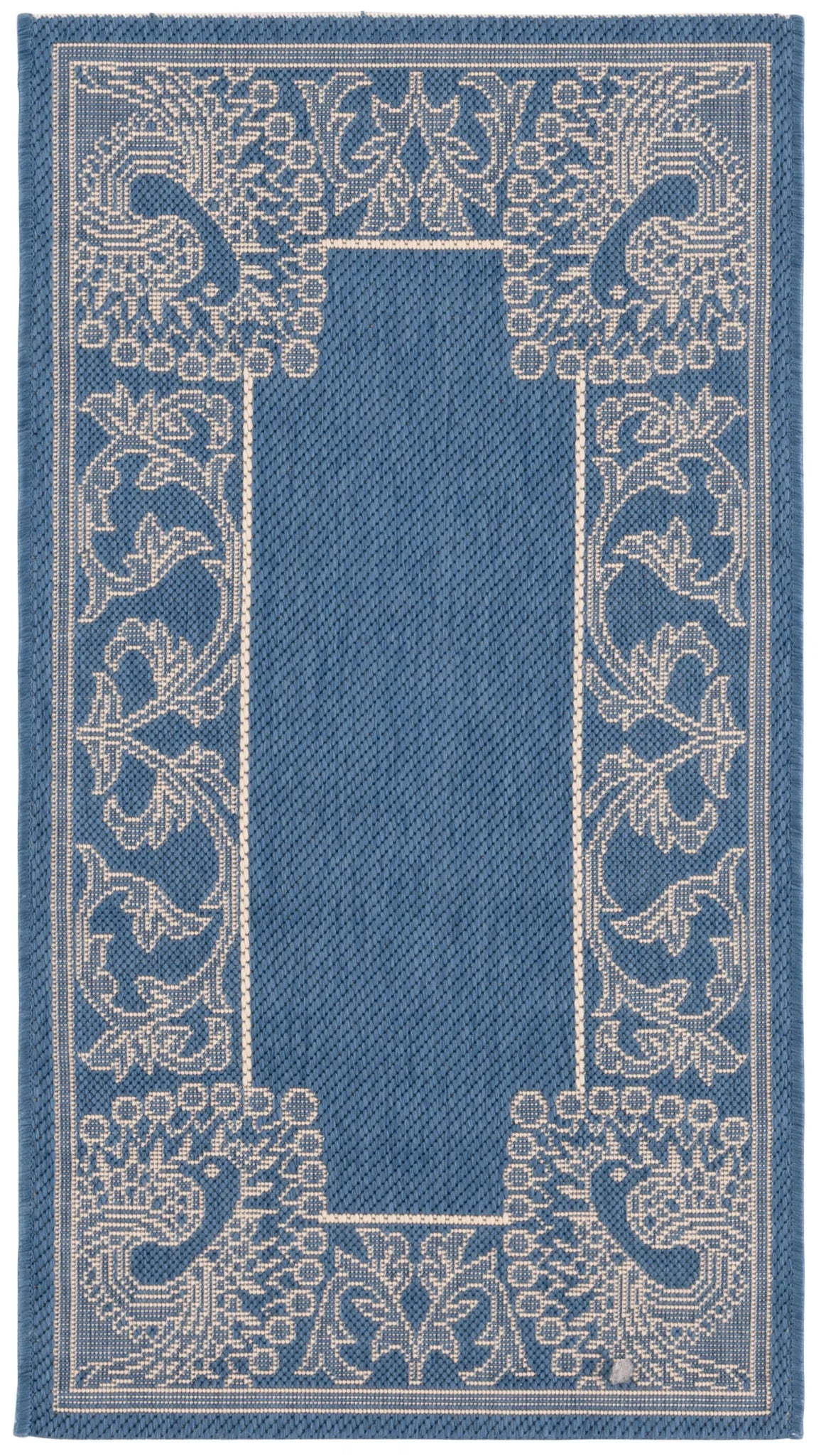 Safavieh Courtyard 2'-0" x 3'-7" Rug in Blue / Natural